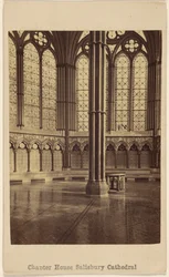 Kapitelhuset. Katedralen i Salisbury.