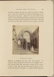 Holyrood Abbey; interiör