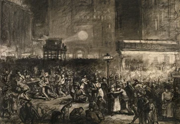 Val Night Times Square, 1906.