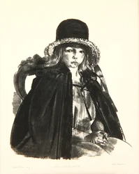 Jean i svart hatt, 1923-24