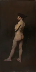 Naken, Miss Bentham, New York, 1906