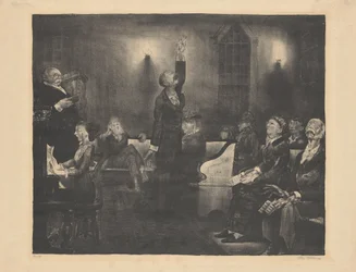 Bönemöte, andra stenen, 1916.