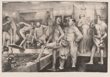 Duschbadet, 1917.
