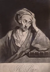Alexander Pope, engelsk poet och satiriker, c1732 1894