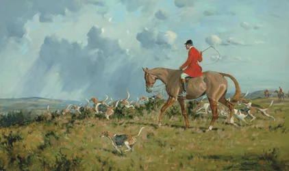 On the scent (olja på duk)