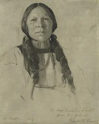En Arapahoe-pojke, ca. 1882.