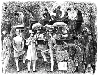 En reminiscens av Lords Cricket Ground Eton vs Harrow, 1878 1891