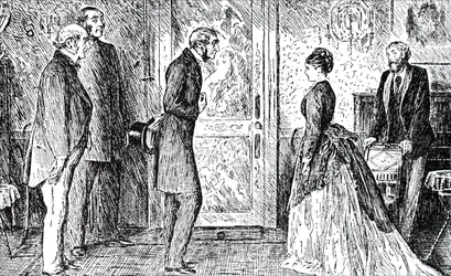 En scen från Wilkie Collins 