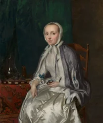 Porträtt av Elisabeth Troost, ca 1758