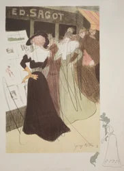 Sagots galleri, 1898.