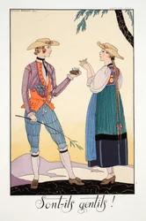 Är de trevliga!, från "Falbalas and Fanfreluches, Almanac of Present, Past and Future Modes"