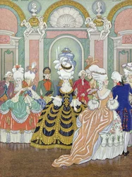 Ballroom Scene, illustration från 