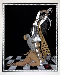 Scheherazade, från serien "Designs on the dances of Vaslav Nijinsky" (1889-1950). Georges Barbier (1882-1932), Pochoirtryck