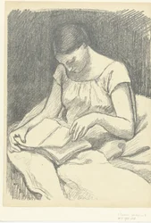 läsande kvinna Liseuse L