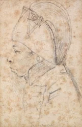 Francois Hanriot (1761-94) (penna på papper)