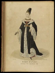 Marie av Anjou, Frankrikes drottning, sent 1700-tal.