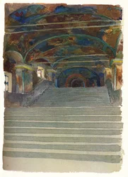 Ingången till Profeten Elias kyrka, Yaroslav, c1900, 1905