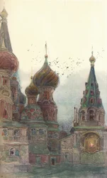 Kyrkan Basil den välsignade, Moskva, 1900, 1905