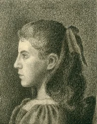 Porträtt av Berthe Serruys