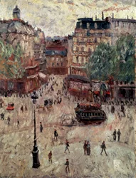 "Ett torg i Paris", 1907.