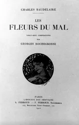 Frontispice av "Ondskans blommor" av Charles Baudelaire (1821-1867) illustrerad av Georges Antoine Rochegrosse (1859-1938) 1910