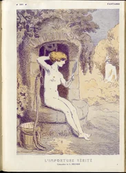 Illustration av Georges Meunier (1869-1934) i "" Fantasio"""