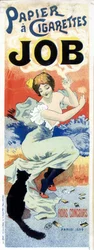 Affisch av "Job" cigarettpapper av Georges Meunier