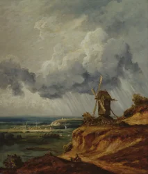 Väderkvarnen i Argenteuil, ca 1830