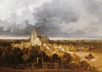 Utsikt över Meaux (olja på duk)