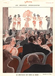 Showen i rummet, illustration från 