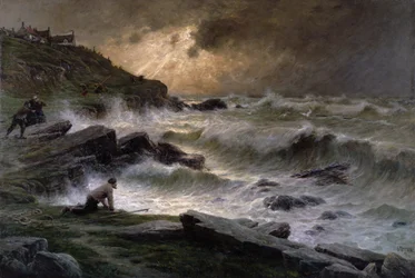 Wreckers utanför Bretagnes kust, 1911