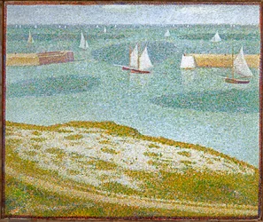 Entrance to the Harbor (olja på duk)