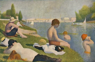 Badet, badande i Asnières, 1884, 1937.