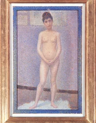 Modell framifrån (Poseuse de face)