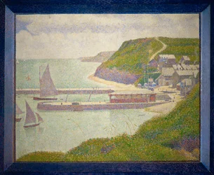 Port-en-Bessin, yttre hamnen, högvatten (olja på duk)