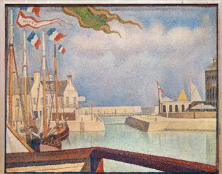 Port-en-Bessin, en söndag (olja på duk)
