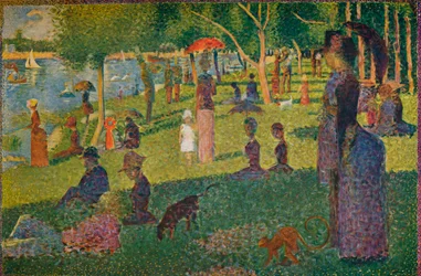 Studera för En söndag på La Grande Jatte, 1884