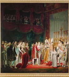 Napoleon I:s och Marie Louise av Habsburg-Lothringens bröllop ... (målning på duk)