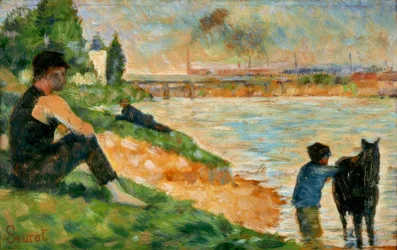 G.Seurat, studie om badplats