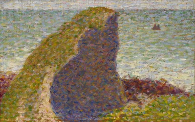 Georges Seurat - Le Bec du Hoc (studie)