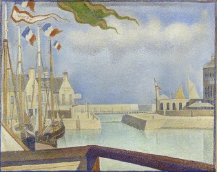 Sonntag i Port-en-Bessin (Port-en-Bessin, på en söndag). 1888