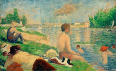 Simning, Asnières (Badeplatz Asnières / Finale Studie)