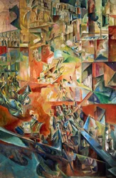 Metropolis, av Georges Yakoulov (1884-1928). Ryssland, 1900-talet.