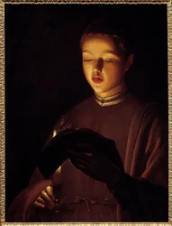 Den unga sångerskan. Målning av Georges de La Tour (1593-1652)