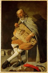 Gurdy Player 1628/30 (målning på duk)