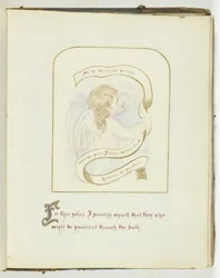 Utan titel [kerub med religiös text], 185568.