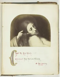 Utan titel [illustration av Jesus med bibliskt citat], 185568.