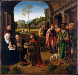 The Adoration of the Magi, c.1520 (olja på trä)