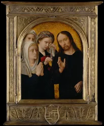 Kristus tar avsked av sin mor, ca. 1500.