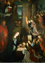 Holy Night (målning på ek)